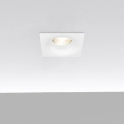 LED Einbauspot Weiß viereckig - für 1 GU10 LED Spot - exkl. LED Spot
