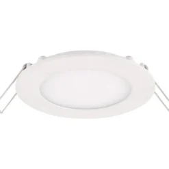 LED Einbaustrahler Downlight rund Aluminium - 3W entspricht 25W - Sägegröße 74mm - 3000K Warmweiß