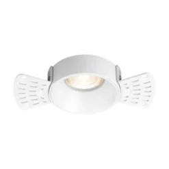 LED-Einbaustrahler für Gips – Zuschnittgröße 65 mm – inkl. weißer und schwarzer Innenausstattung