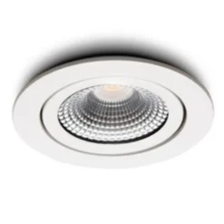 LED-Einbaustrahler IP54 – Weiß, neigbar – 5 W, 450 lm – 2200 K Warmweiß – CRI ><noscript><img width=