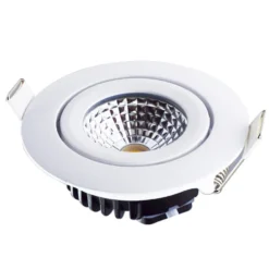 LED Einbaustrahler 85mm - IP65 Weiss - 5W 420Lm - 2700 K 827 Warmweiß | Einbaudurchmesser 75mm – Triac dimmbar | 230v