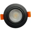LED Einbaustrahler Schwarz dimmbar IP65 - 5W Dim to Warm 1800K-2800K