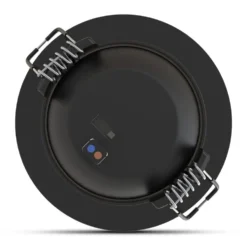 LED-Einbaustrahler - Schwarz - 4W - 3CCT - 3000K/4000K/6500K - 480lm - IP44 - 80mm - Neigbar - Dimmbar | Ausschnittgröße 68mm