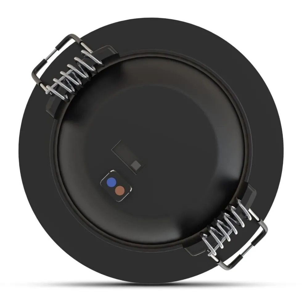 LED-Einbaustrahler - Schwarz - 4W - 3CCT - 3000K/4000K/6500K - 480lm - IP44 - 80mm - Neigbar - Dimmbar | Ausschnittgröße 68mm