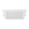 LED Einbaustrahler - Weiß Downlight Quadratisch 170mm - 12W 900Lm - 3000K 830 Warmweiß | Einbaumaß 150x150mm