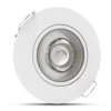 LED-Einbaustrahler - Weiß - 4W - 3CCT - 3000K/4000K/6500K - 480lm - IP44 - 80mm - Schwenkbar - Dimmbar | Ausschnittgröße 68mm
