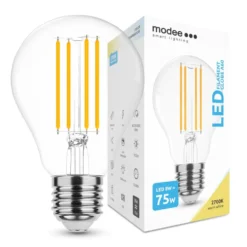 LED Fadenlampe - E27 A60 8W - entspricht 80W - 2700K Warmweiß