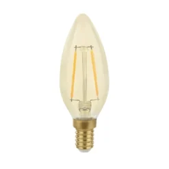 LED Fadenlampe E14 - C35 - 2W entspricht 25W - 2500K extra Warmweiß