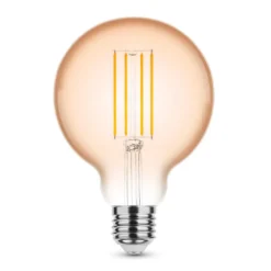 LED Fadenlampe E27 - G95 - 4W entspricht 33W - 1800K extra Warmweiß - L Globe