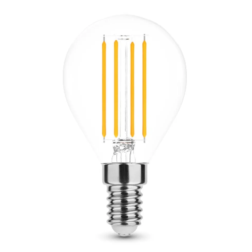 LED Fadenlampe - E14 G45 4W - 2700K Warmweiß