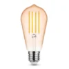 LED Fadenlampe E27 - ST58 - 4W entspricht 33W - 1800K extra Warmweiß