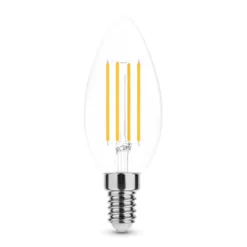 LED Fadenlampe Kerze dimmbar - E14 C35 7W - 2700K Warmweiß