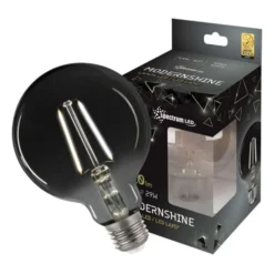 LED Fadenlampe Smoked glass E27 - G125 - 4,5W - 4000K Neutralweiß - XL Glaskolben