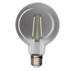 LED Fadenlampe Smoked glass E27 - G125 - 4,5W - 4000K Neutralweiß - XL Glaskolben