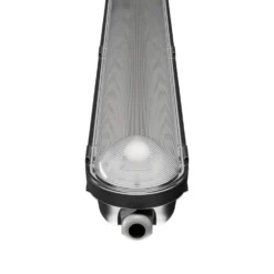 LED Feuchtraumleuchte IP66 – 20-40W 3000-6000Lm – 840 Neutralweiß | 120cm – Multi Lumen Einstellbar – IK10 – Limea Pro – Schwarz
