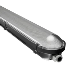 LED Feuchtraumleuchte IP66 – 20-40W 3000-6000Lm – 840 Neutralweiß | 120cm – Multi Lumen Einstellbar – IK10 – Limea Pro – Schwarz