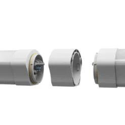 LED Feuchtraumleuchte Poseidon V1.0 30-50W 4650-8750lm - 830-865 CCT | 150cm - Durchgangsverdrahtung (5x2.5mm2)