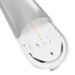 LED-Feuchtraumleuchte Wannenleuchte IP65 - 150cm - 52W 9100 Lumen - 6000K 865 Tageslicht Weiss | IK10 - Modulär Anschließbar Durchgangsverdrahtung