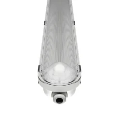 LED-Feuchtraumleuchte Wannenleuchte IP65 - 150cm - 52W 9100 Lumen - 6000K 865 Tageslicht Weiss | IK10 - Modulär Anschließbar Durchgangsverdrahtung