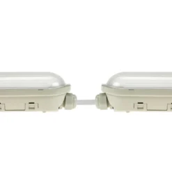 LED-Feuchtraumleuchte Wannenleuchte IP65 - 150cm - 52W 8892 Lumen - 4000K 840 Neutral Weiss | IK10 - Modulär Anschließbar Durchgangsverdrahtung