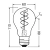 LED-Filamentlampe E27 Gold Birne Dimmbar 8W 806Lm 2200K CRI90