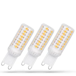 LED G9 Multipack - 4W entspricht 35W dimmbar - 3000K Warmweiß - 18x58 mm