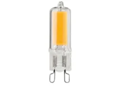 LED G9 Stiftsockellampe 2W 3000K entspricht 20W Abmessung 60x14,5mm