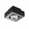 LED GU10 Deckenspot Armatur Schwarz - für 1 LED GU10 Spot