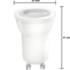 LED GU10 - Ø35mm - 4W entspricht 40W - 6000K Tageslichtweiß