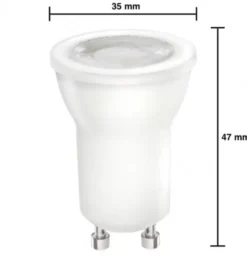 LED GU10 - Ø35mm - 4W entspricht 40W - 6000K Tageslichtweiß