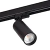 LED GU10 Schienenspot schwarz - 3-Fase universal - für 1 LED GU10 Spot