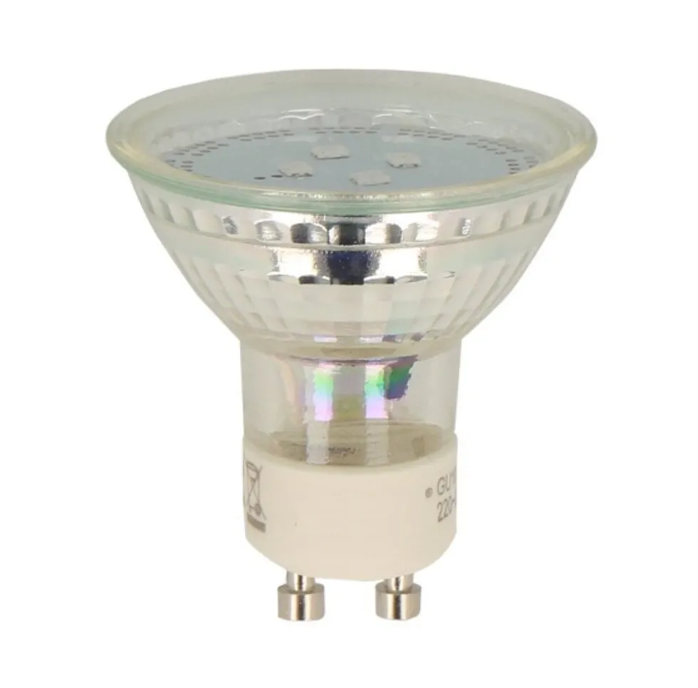 LED GU10 Spot - 1W entspricht 10W - 2700K Warmweiß - Glas