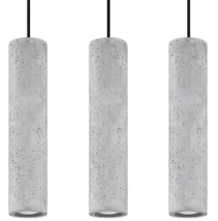 LED Hängeleuchte Beton LUVO - 3 x GU10 Fassung - exkl. LED's