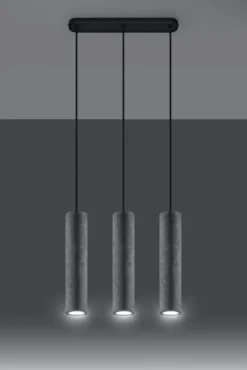 LED Hängeleuchte Beton LUVO - 3 x GU10 Fassung - exkl. LED's
