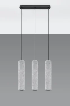 LED Hängeleuchte Beton LUVO - 3 x GU10 Fassung - exkl. LED's