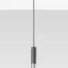 LED Hängeleuchte Schwarz Chrom LOOPEZ - 1 x GU10 Fassung - exkl. LED's
