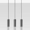 LED Hängeleuchte Schwarz Chrom LOOPEZ - 3 x GU10 Fassung - exkl. LED's
