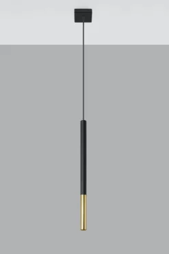 LED Hängeleuchte Schwarz Gold MOZAICA - 1 x G9 Fassung - exkl. LED's