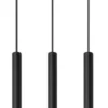 LED Hängeleuchte Schwarz Gold MOZAICA - 3 x G9 Fassung - exkl. LED's
