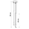 LED Hängeleuchte Schwarz Kupfer MOZAICA - 3 x G9 Fassung - exkl. LED's