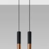LED Hängeleuchte Schwarz Kupfer LOOPEZ - 2 x GU10 Fassung - exkl. LED's