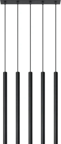 LED Hängeleuchte Schwarz PASTELO - 5 x G9 Fassung - exkl. LED's