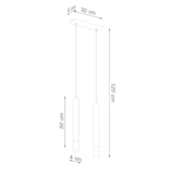 LED Hängeleuchte Schwarz WEZYR - 1 x G9 Fassung - exkl. LED's