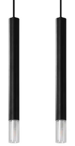 LED Hängeleuchte Schwarz WEZYR - 2 x G9 Fassung - exkl. LED's