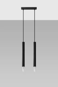 LED Hängeleuchte Schwarz WEZYR - 2 x G9 Fassung - exkl. LED's