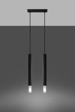 LED Hängeleuchte Schwarz WEZYR - 2 x G9 Fassung - exkl. LED's