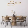 LED Hängeleuchte VIDAL - Ø78cm - dimmbar - 120W - 2700K - Gold matt