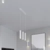 LED Hängeleuchte Weiß LAGOS - 3 x GU10 Fassung - exkl. LED's