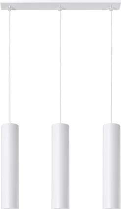 LED Hängeleuchte Weiß LAGOS - 3 x GU10 Fassung - exkl. LED's