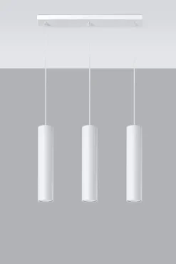 LED Hängeleuchte Weiß LAGOS - 3 x GU10 Fassung - exkl. LED's